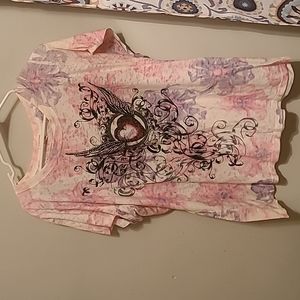Maurices pink and purple t-shirt size 2X